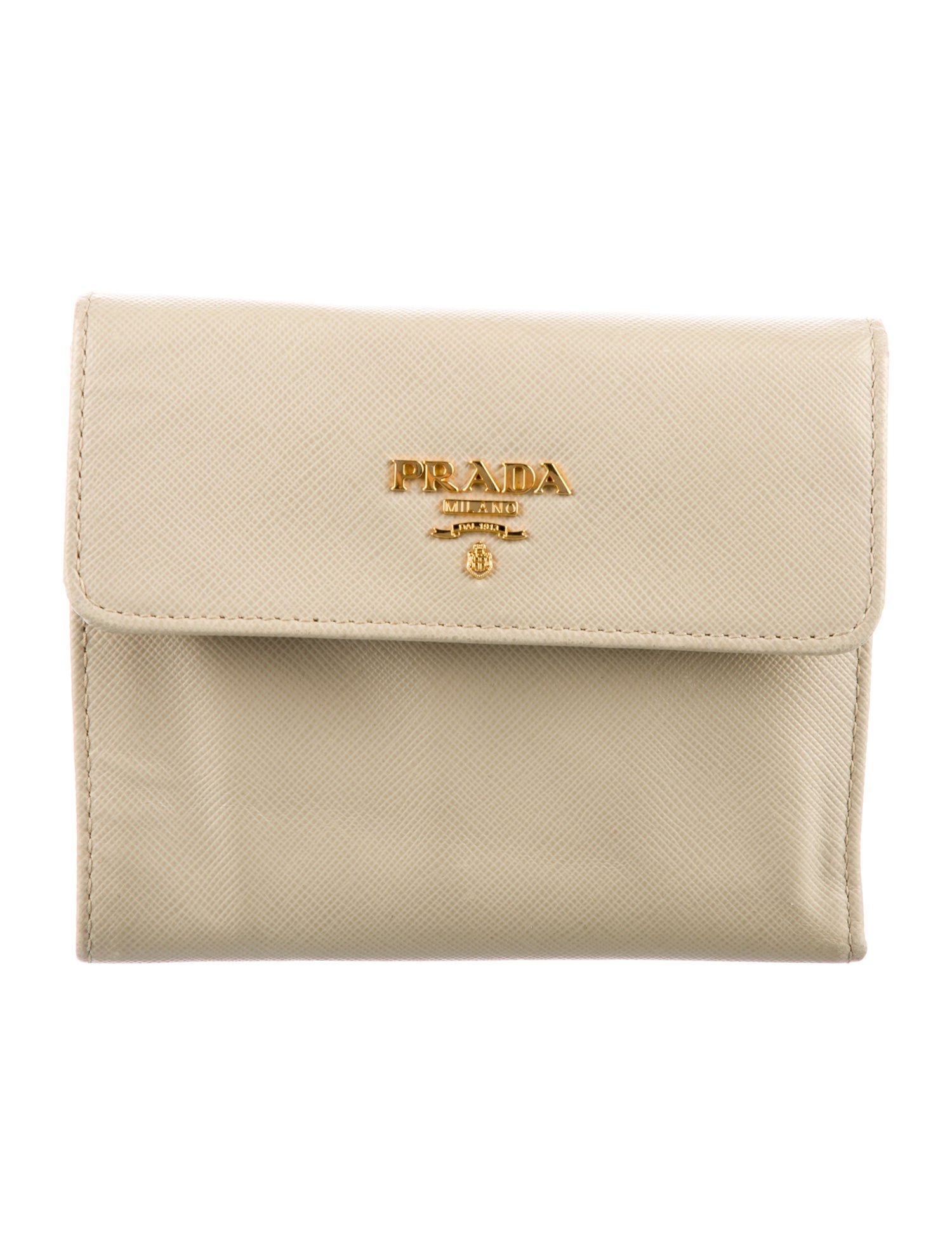 Prada Leather Compact Wallet