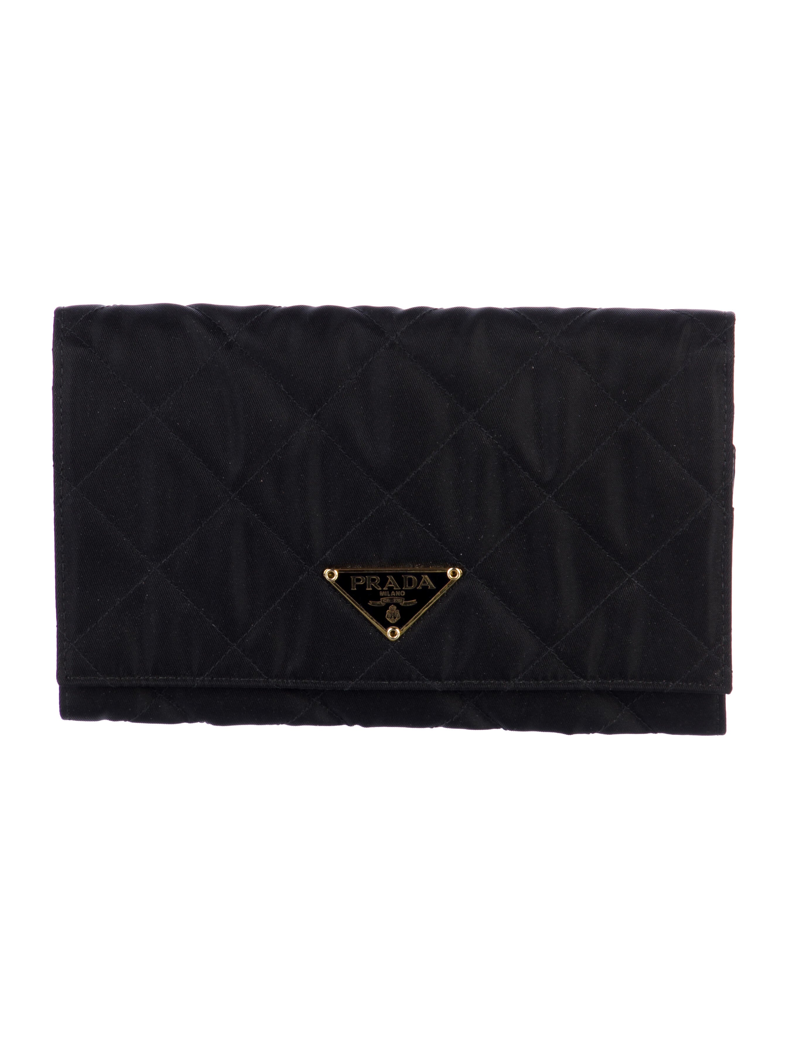 Prada Tessuto Trifold Wallet