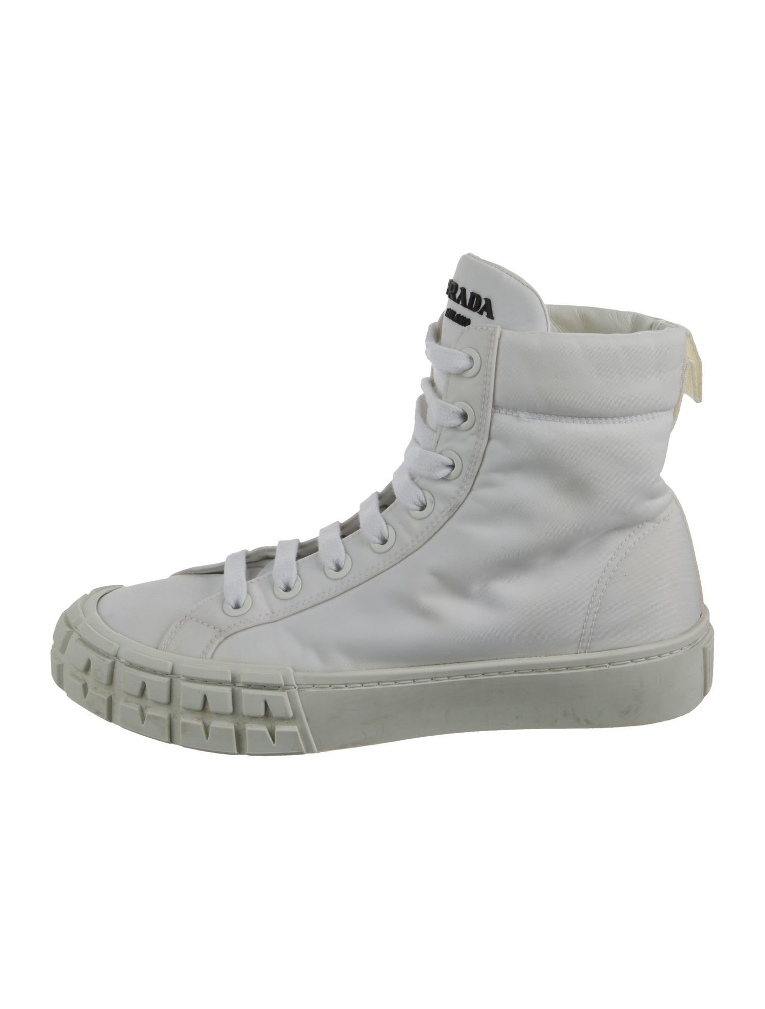 Prada Nylon Wedge Sneakers