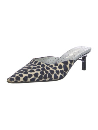 Prada Animal Print Mules