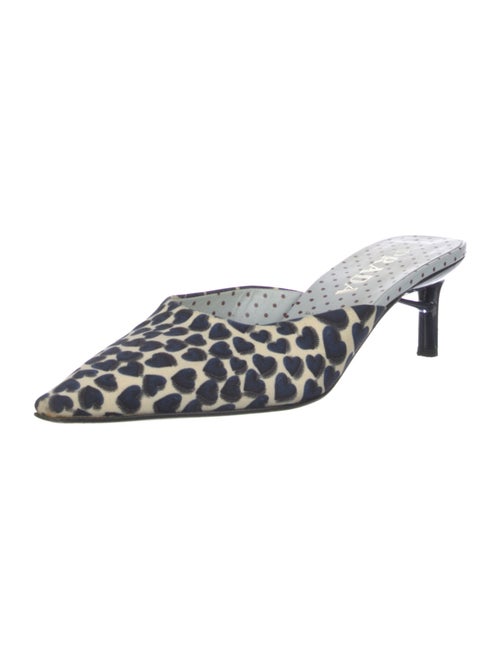 Prada Animal Print Mules