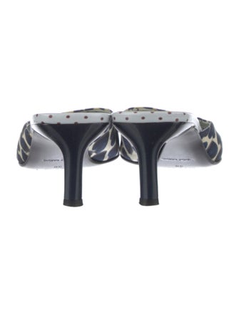 Prada Animal Print Mules