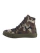 Prada Canvas Camouflage Print Sneakers