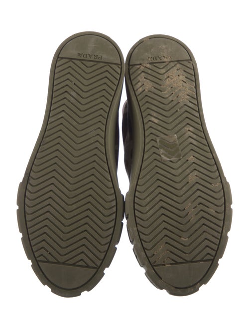 Prada Canvas Camouflage Print Sneakers