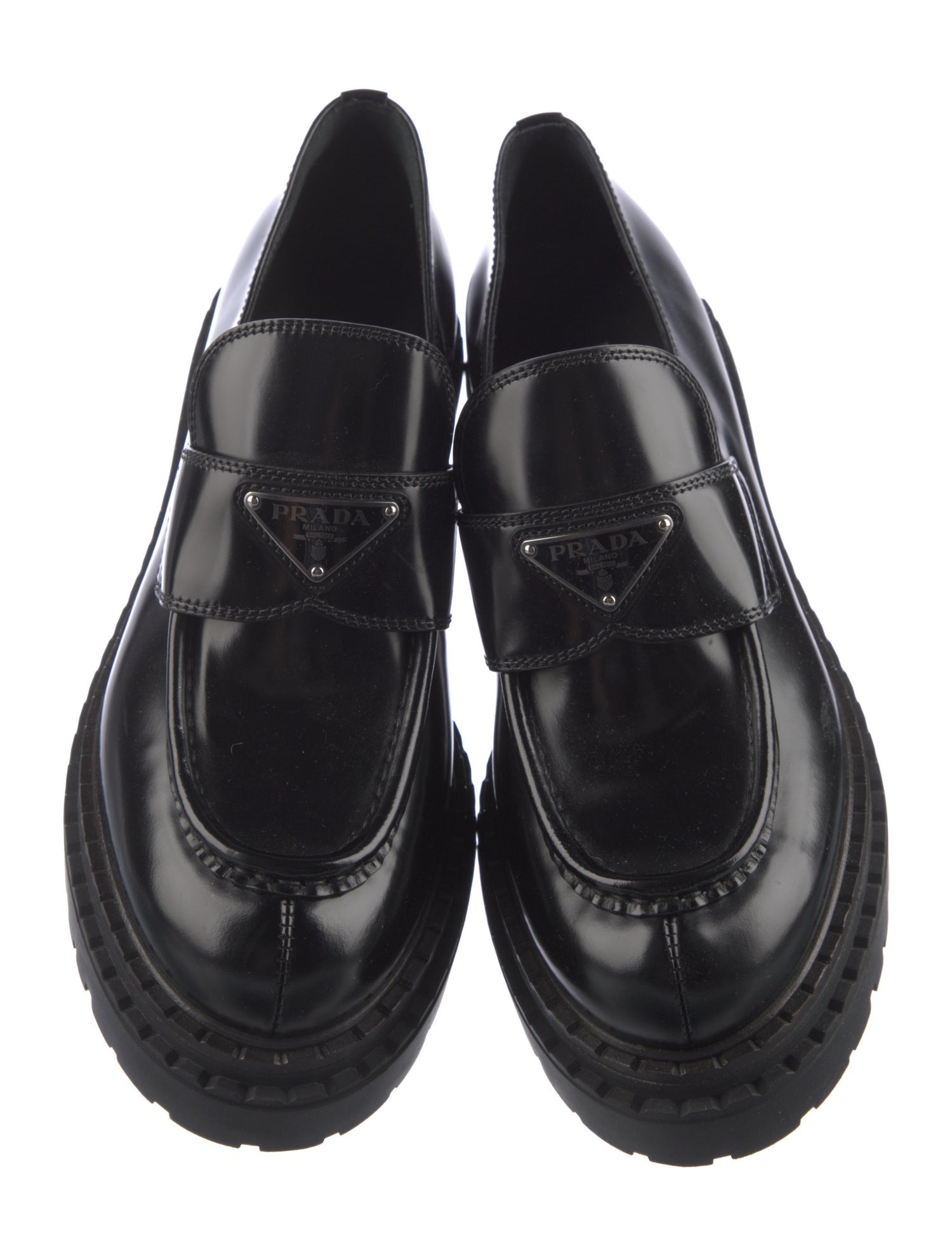 Prada Leather Oxfords