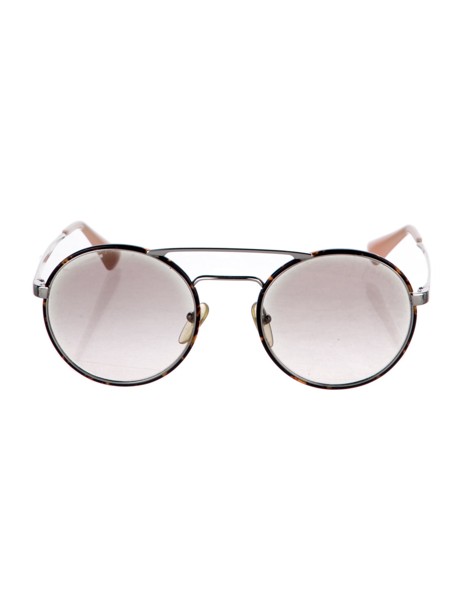Prada Round Gradient Sunglasses