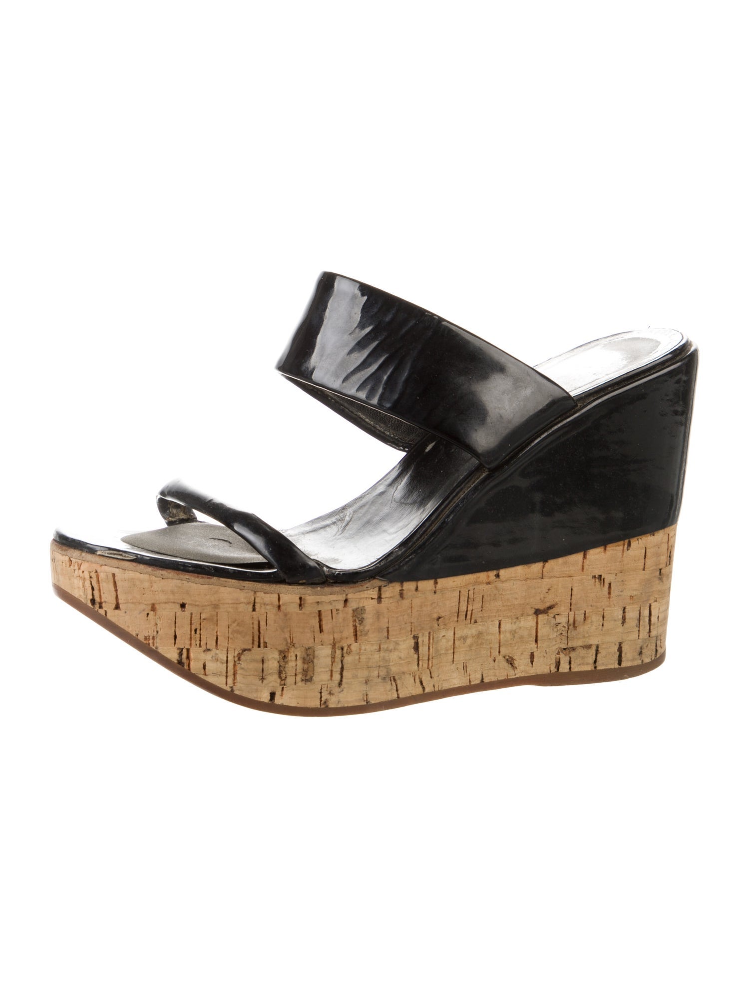 Prada Patent Leather Slides