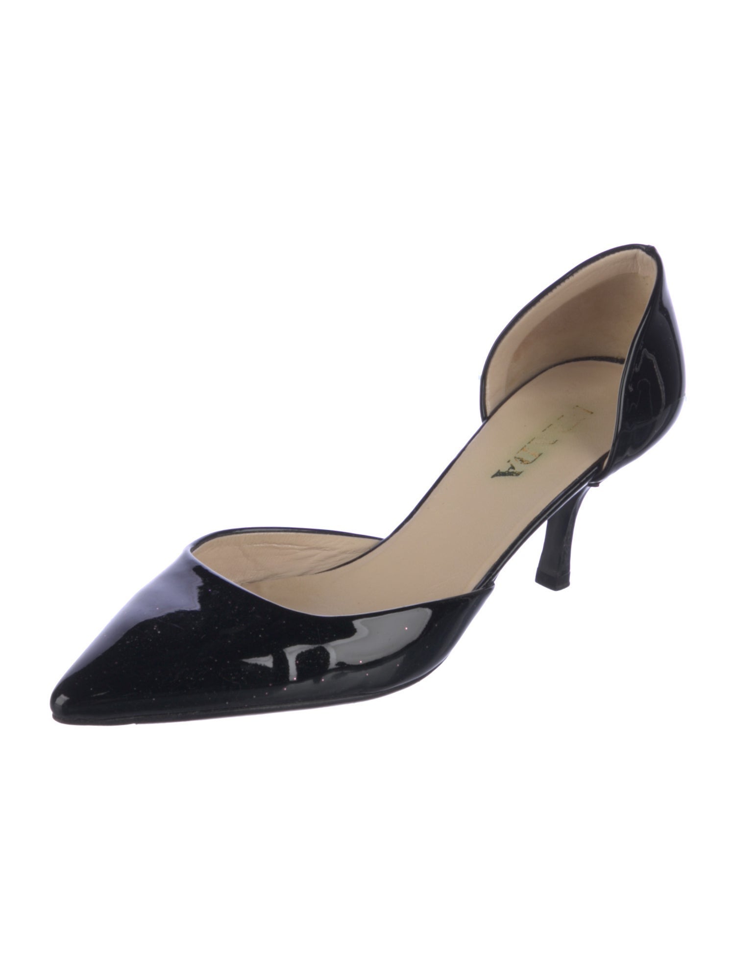 Prada Patent Leather D'Orsay Pumps
