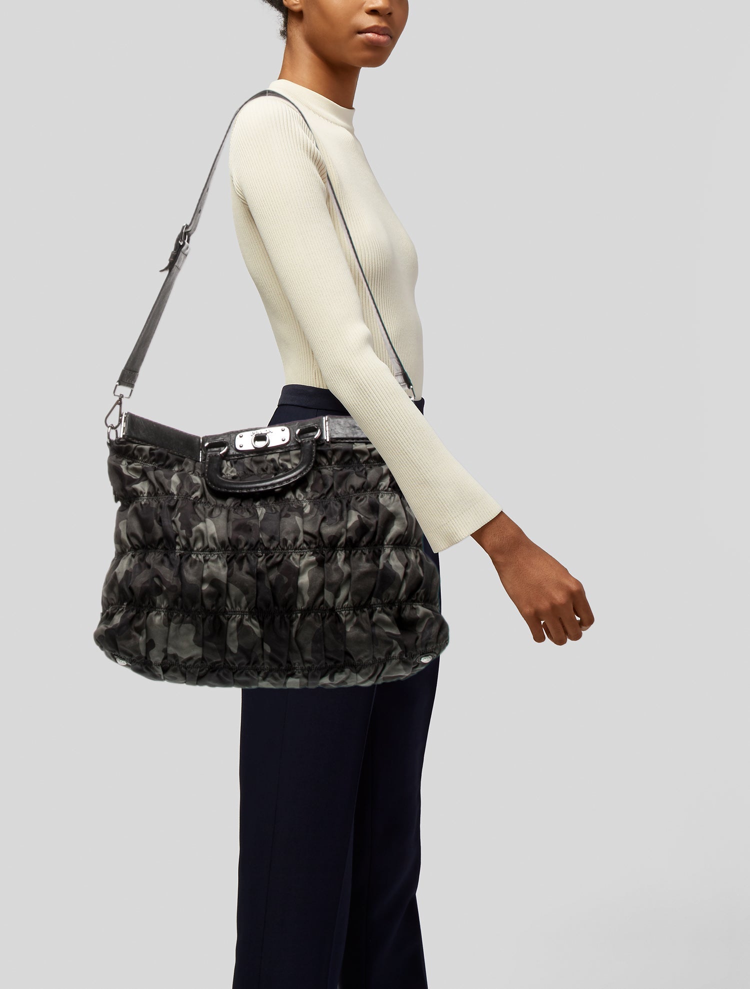 Prada Tessuto Top Handle Bag Vintage