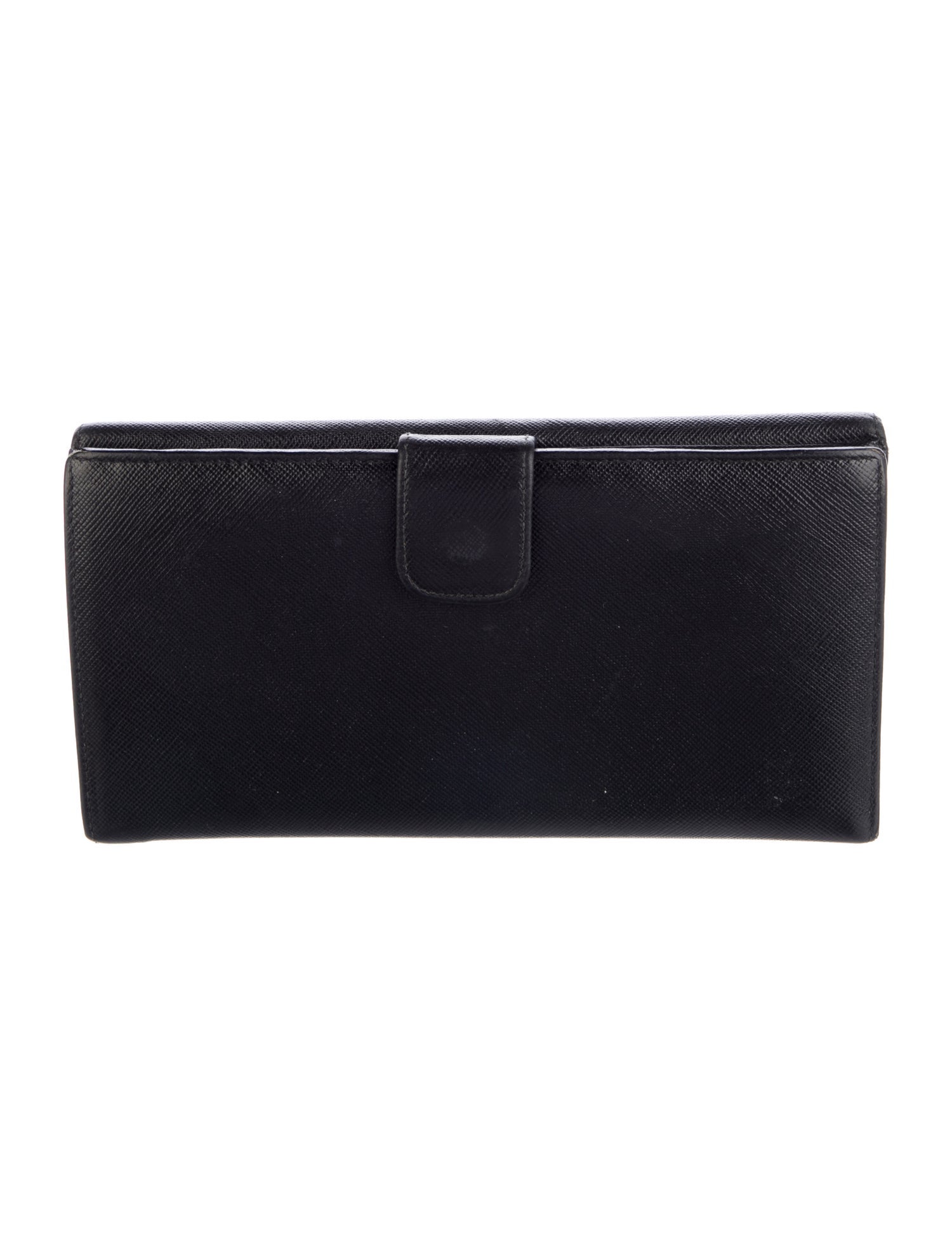 Prada Saffiano Cuir Leather Trifold Wallet