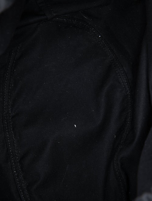 Prada Enameled Metal Triangle Top Handle Bag Small 2025