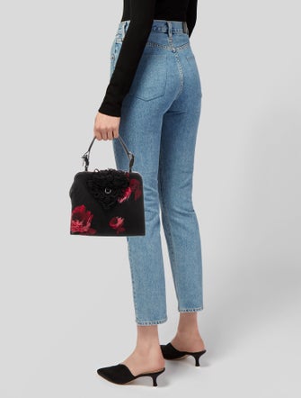 Prada Canvas Top Handle Bag