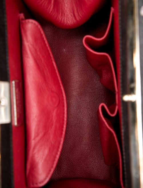 Prada Canvas Top Handle Bag