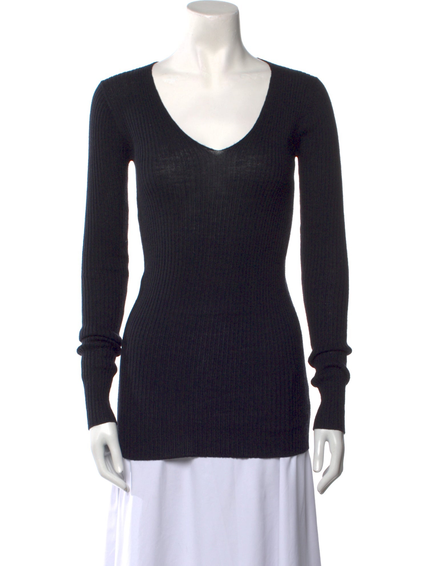 Prada Wool V-Neck Sweater