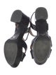Prada Embossed Leather Sandals
