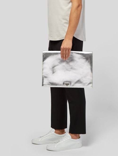 Prada Patent Leather Portfolio