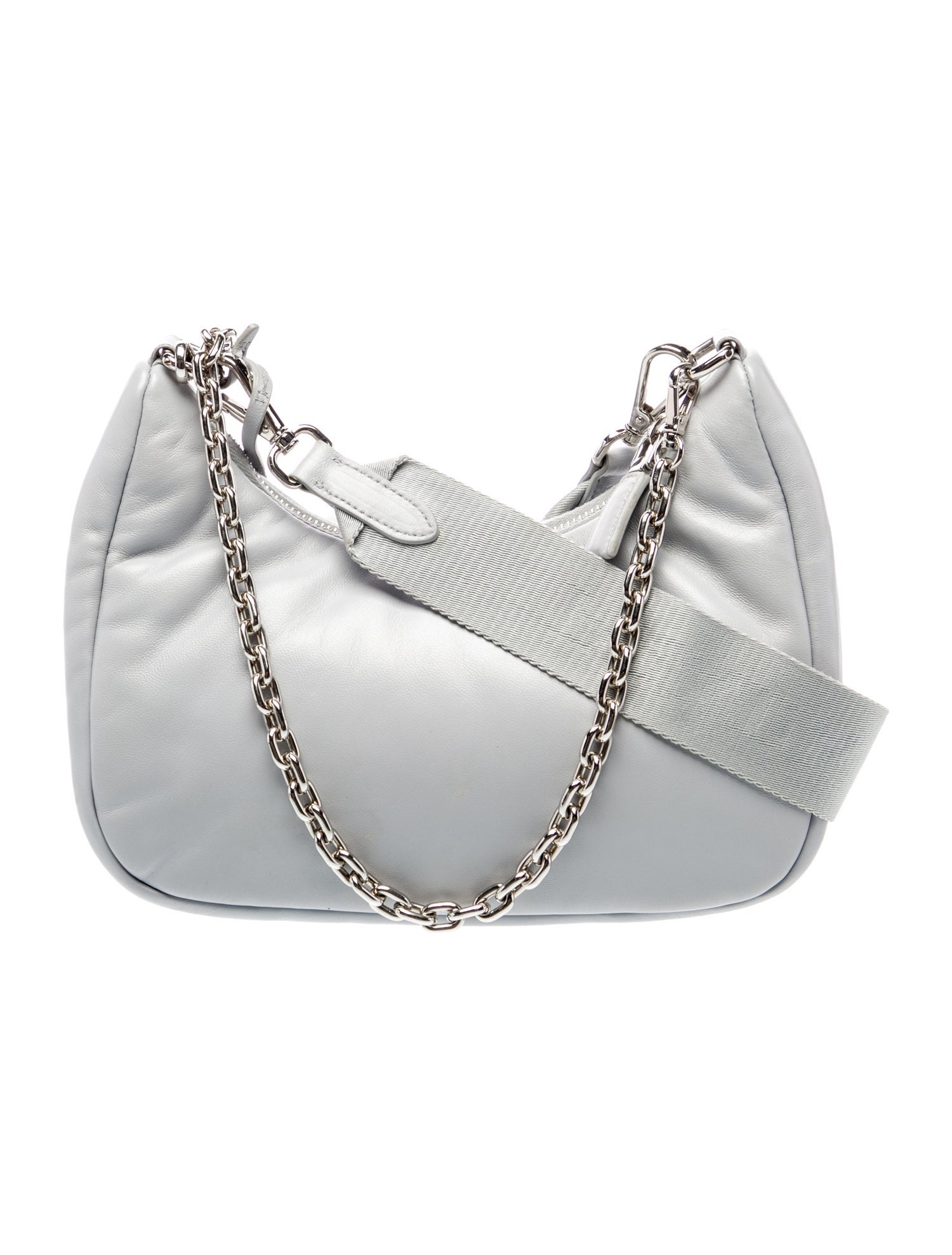 Prada Enameled Metal Triangle Re-Edition 2005