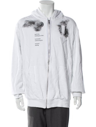 Prada 2022 Graphic Print Hoodie