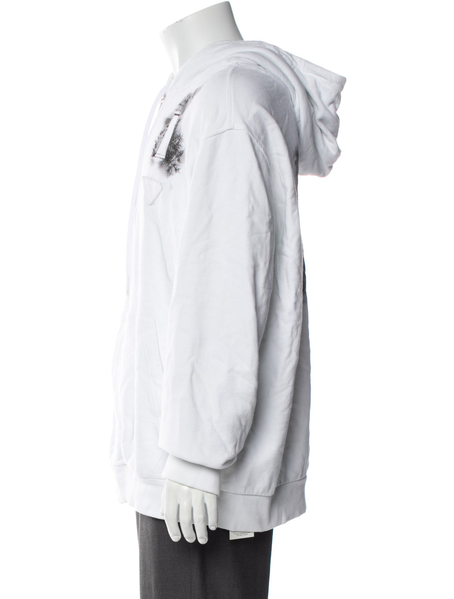 Prada 2022 Graphic Print Hoodie