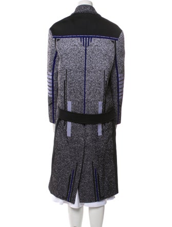 Prada 2019 Tweed Pattern Coat