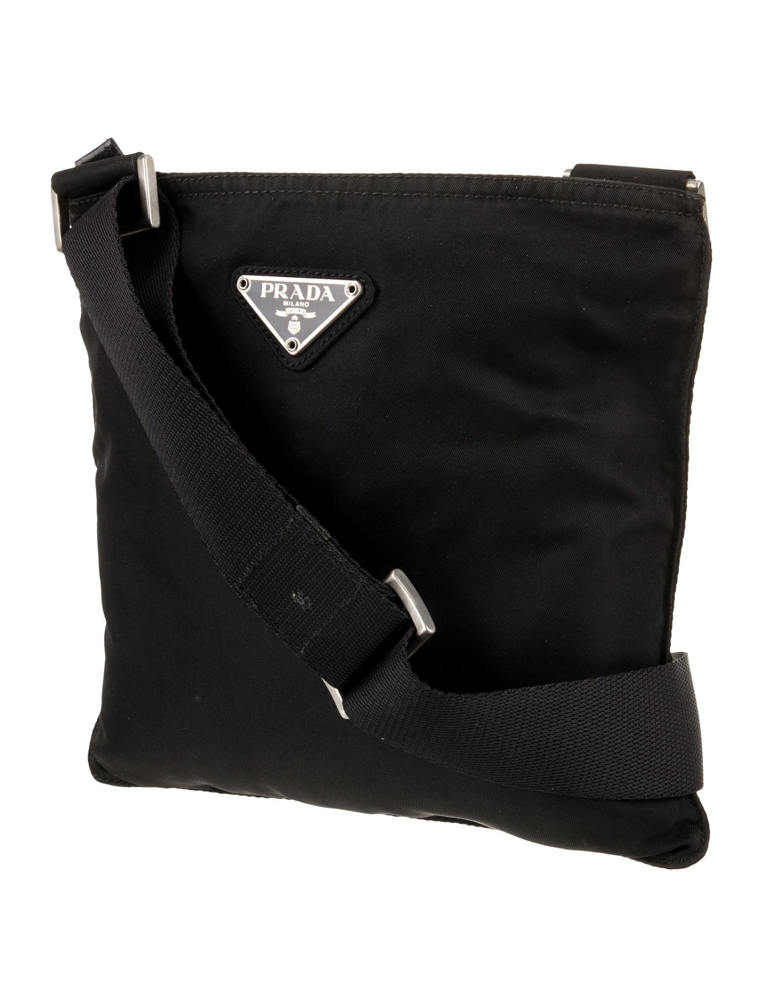 Prada Vela Nylon Messenger Bag