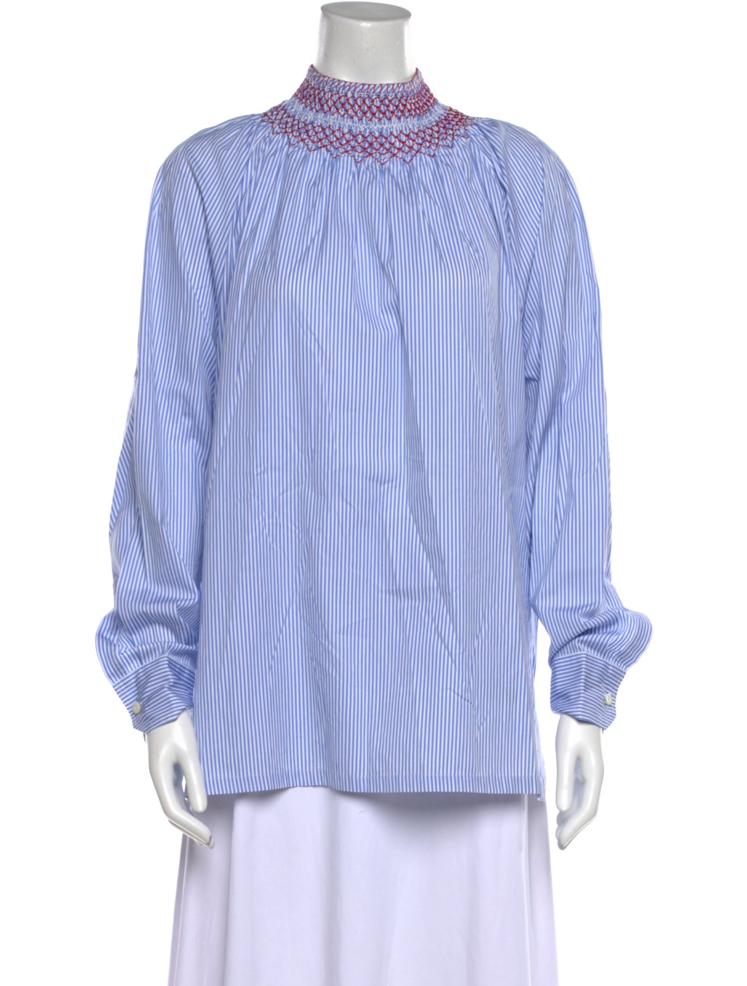 Prada 2020 Striped Blouse