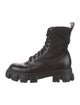 Prada Leather Combat Boots