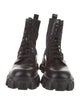Prada Leather Combat Boots