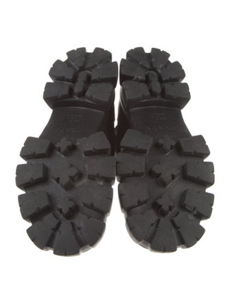 Prada Leather Combat Boots