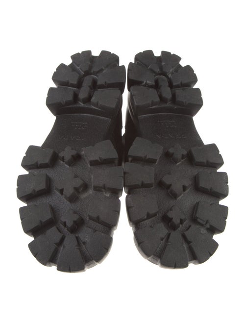 Prada Leather Combat Boots