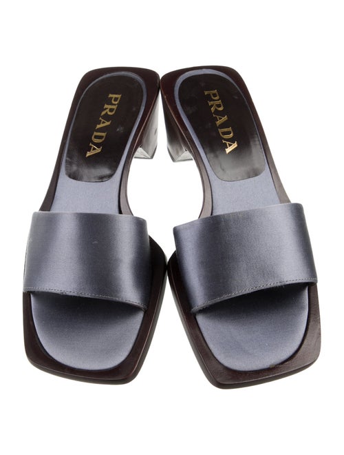 Prada Satin Slides