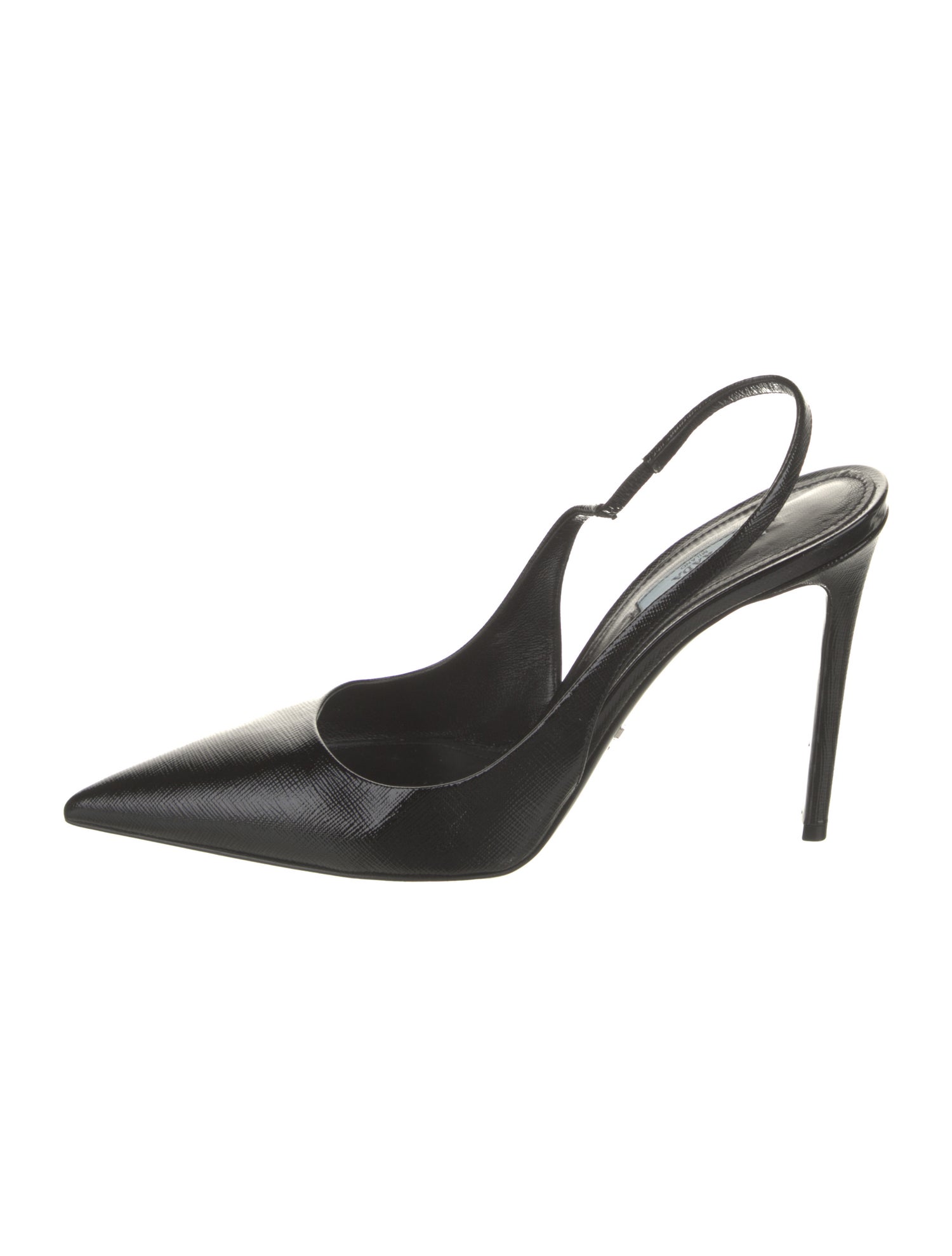 Prada Patent Leather Slingback Pumps