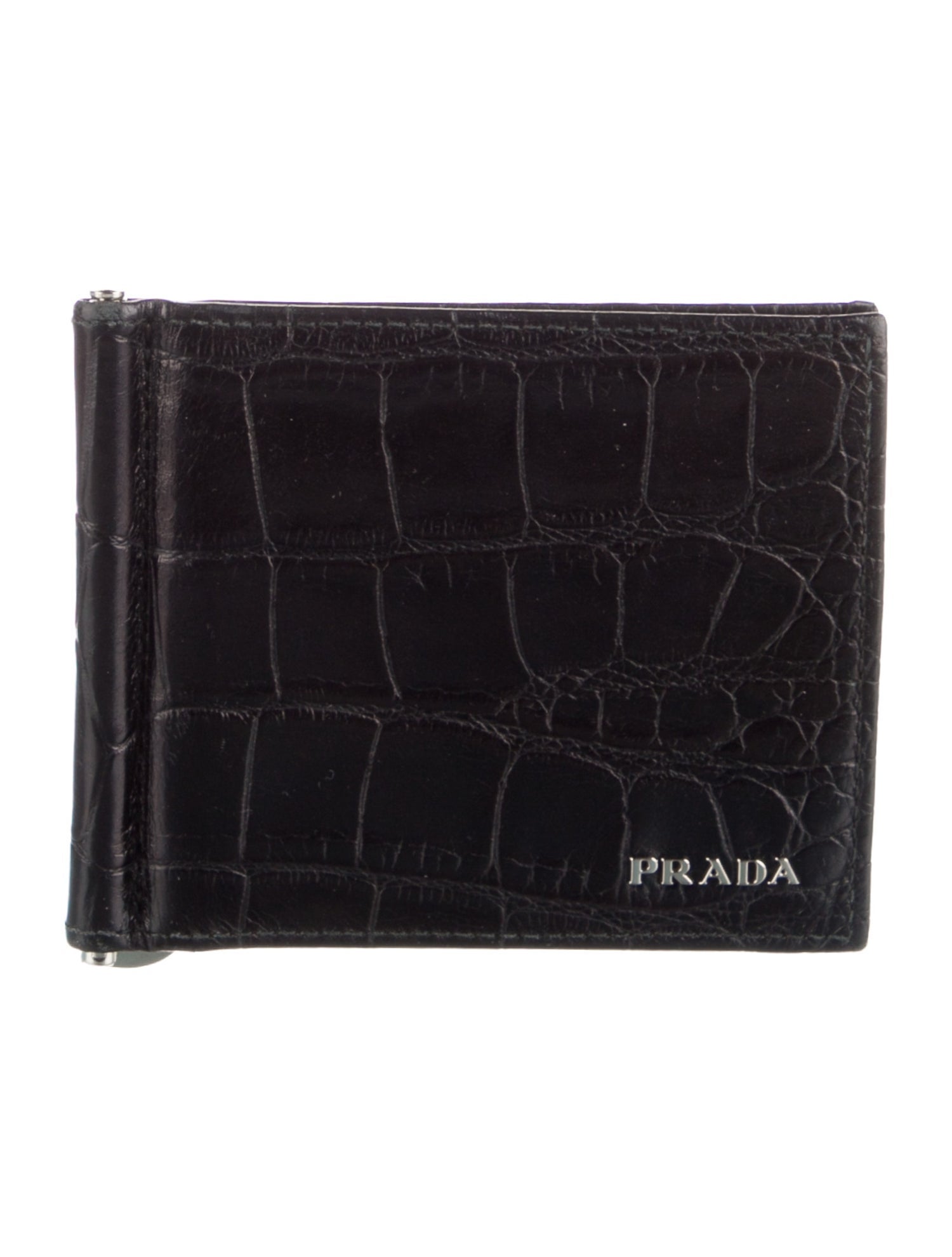 Prada Embossed Leather Wallet