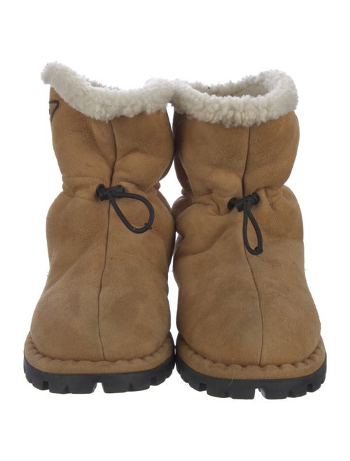 Prada Suede Lace-Up Boots