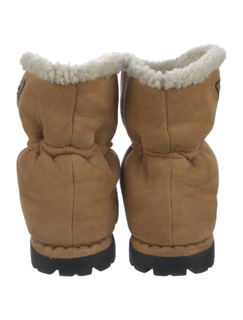 Prada Suede Lace-Up Boots