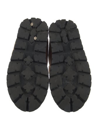 Prada Suede Lace-Up Boots