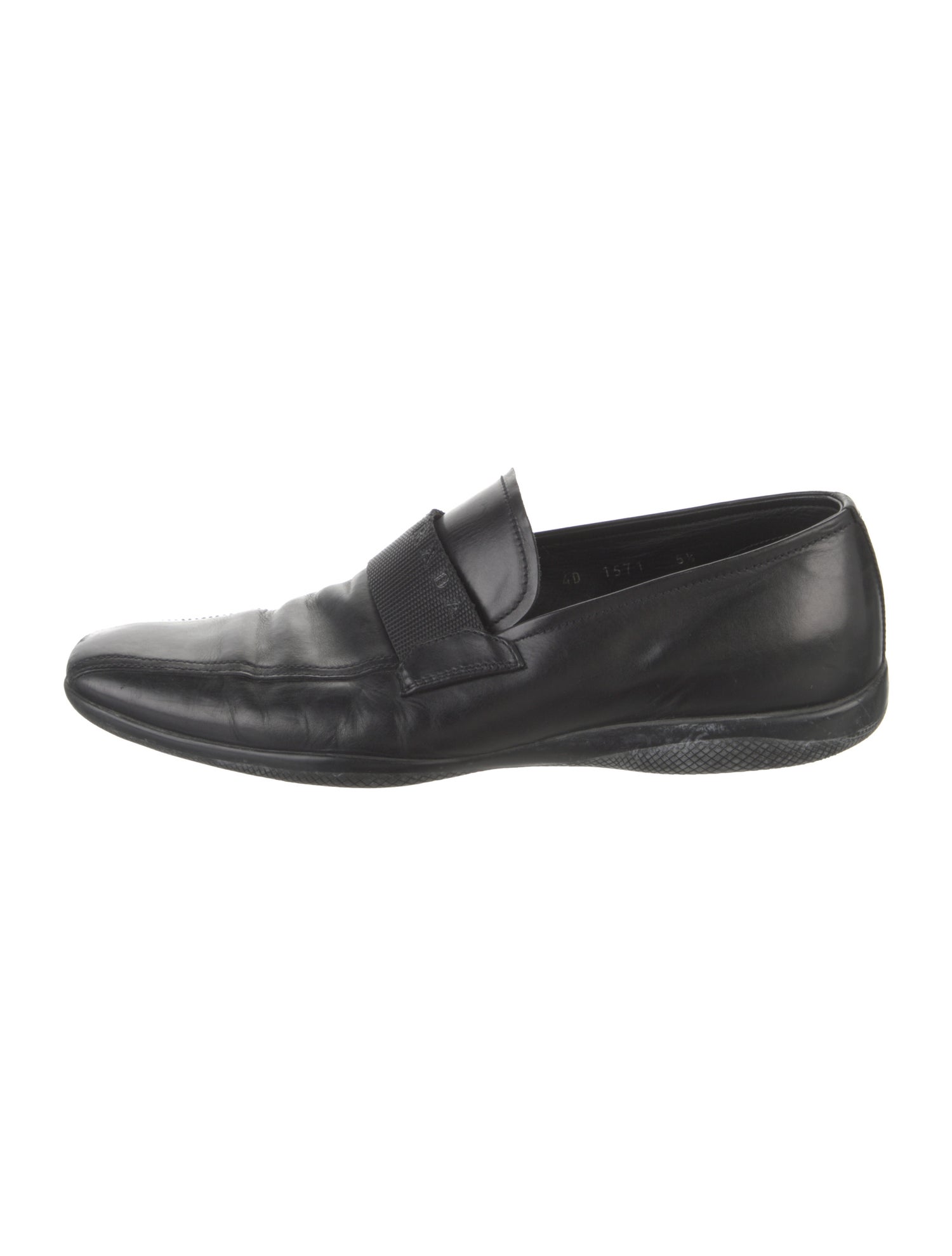 Prada Sport Leather Loafers