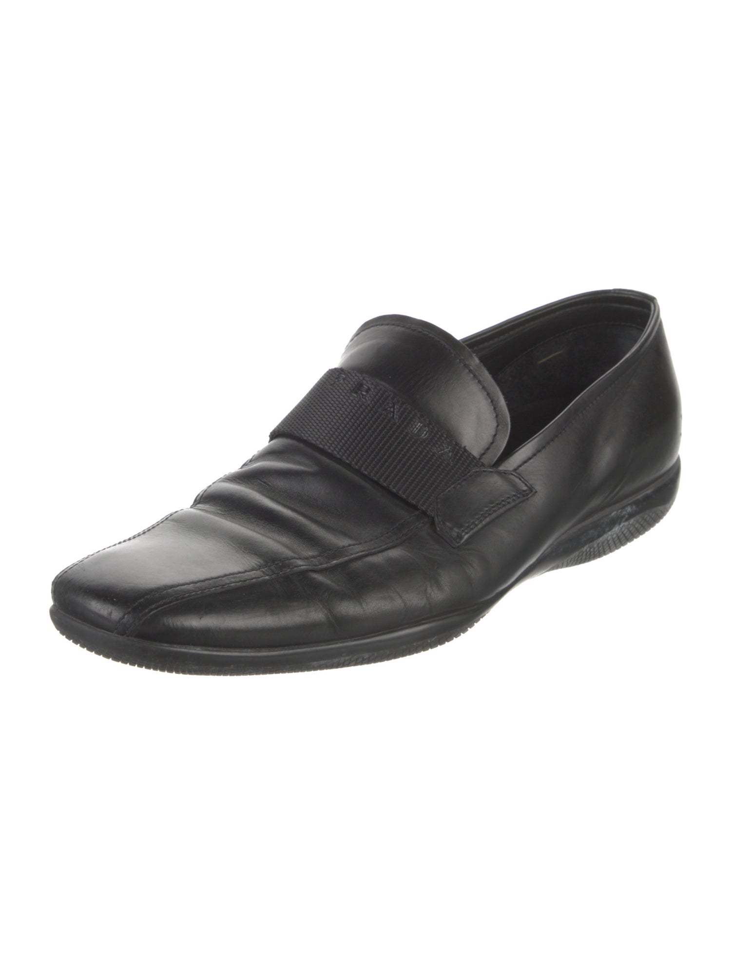 Prada Sport Leather Loafers