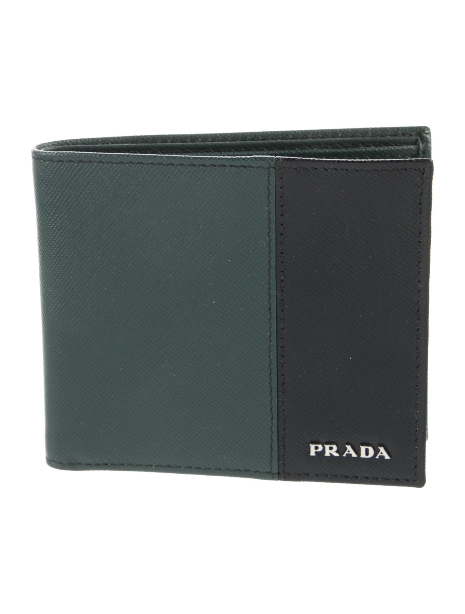 Prada Saffiano Cuir Leather Bifold Wallet