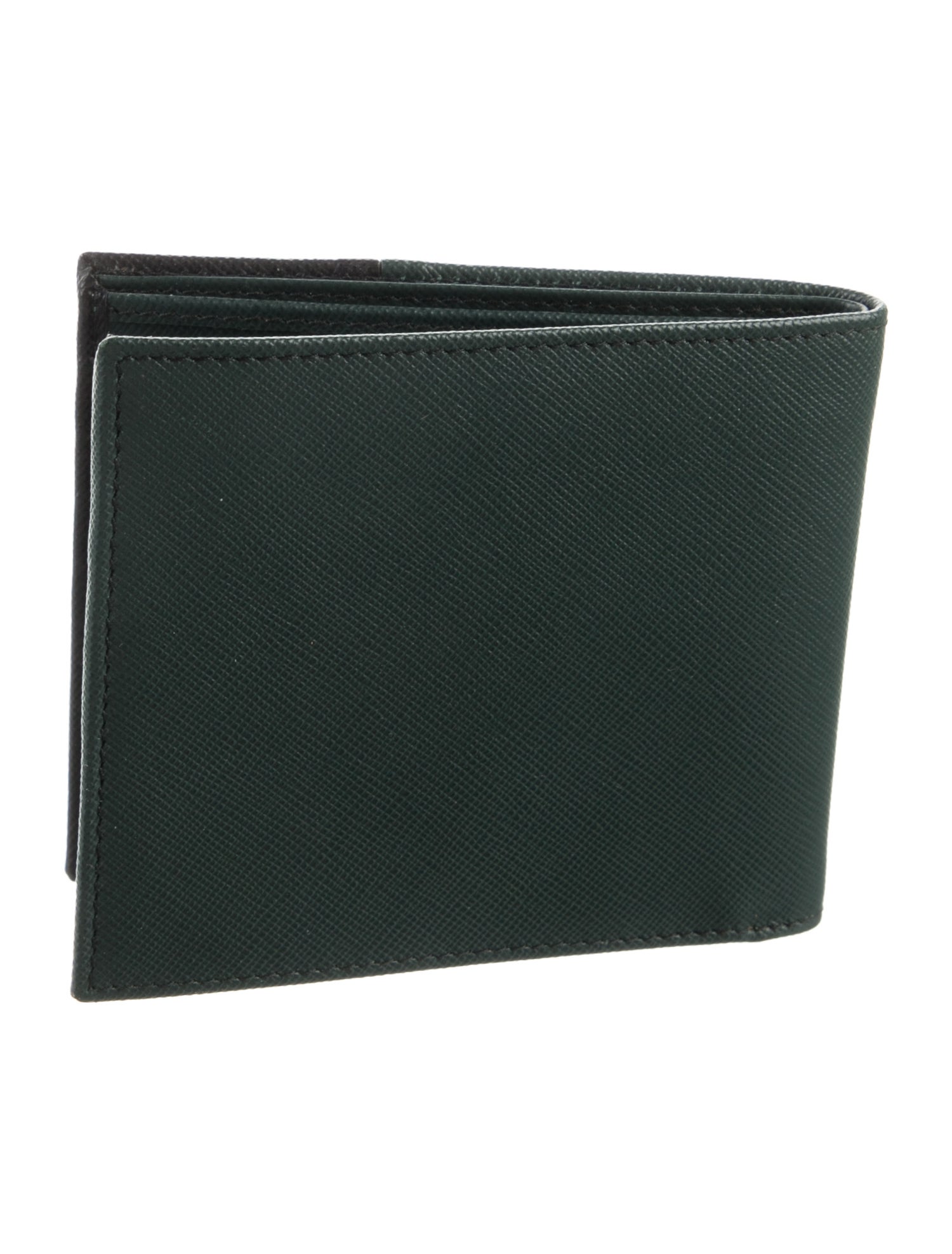 Prada Saffiano Cuir Leather Bifold Wallet
