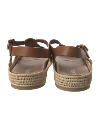 Prada Leather Espadrilles