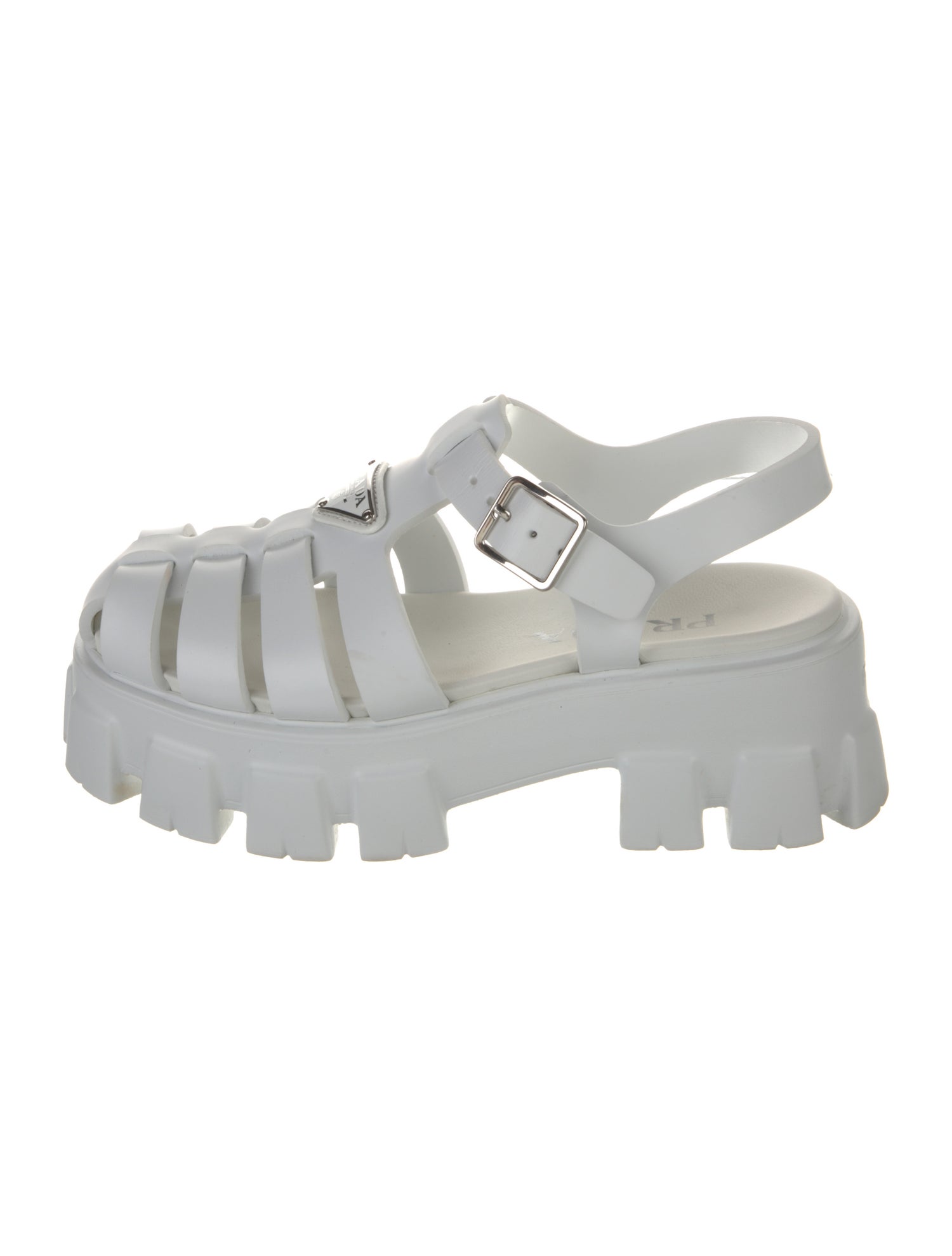 Prada Rubber Slingback Pumps