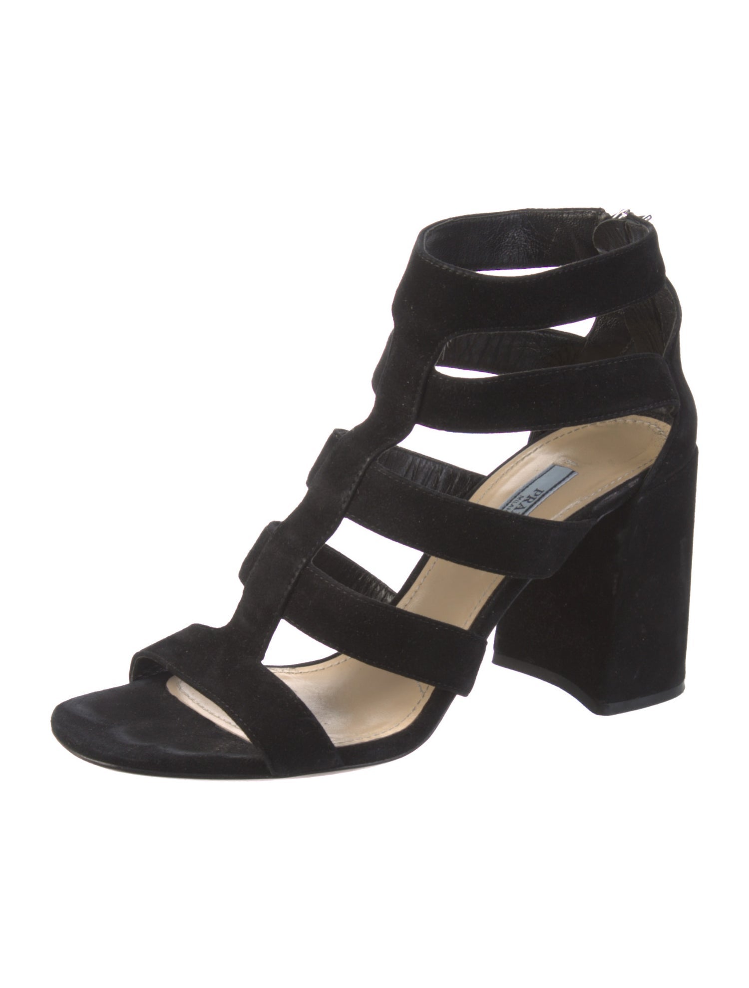 Prada Suede Gladiator Sandals