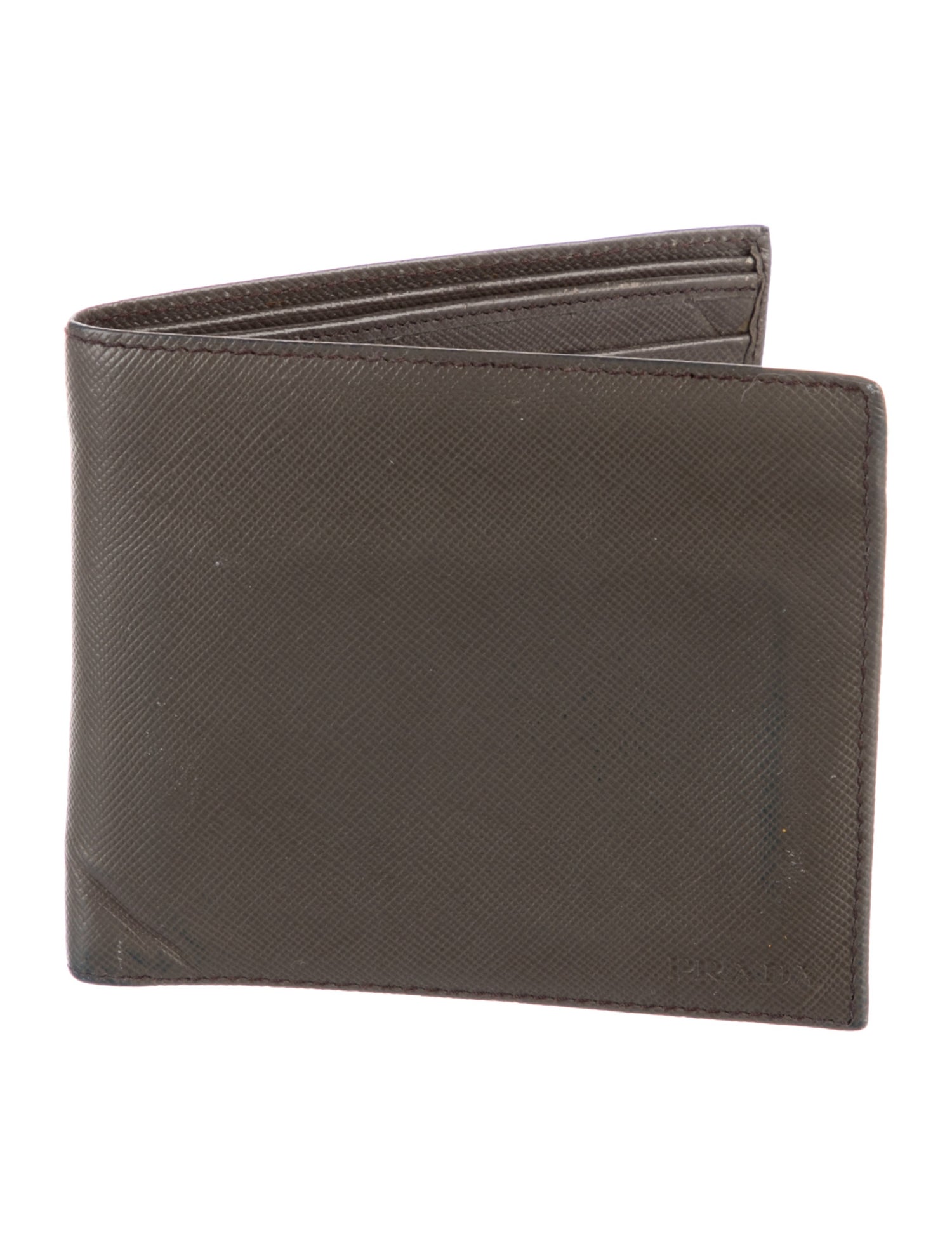 Prada Saffiano Lux Leather Bifold Wallet