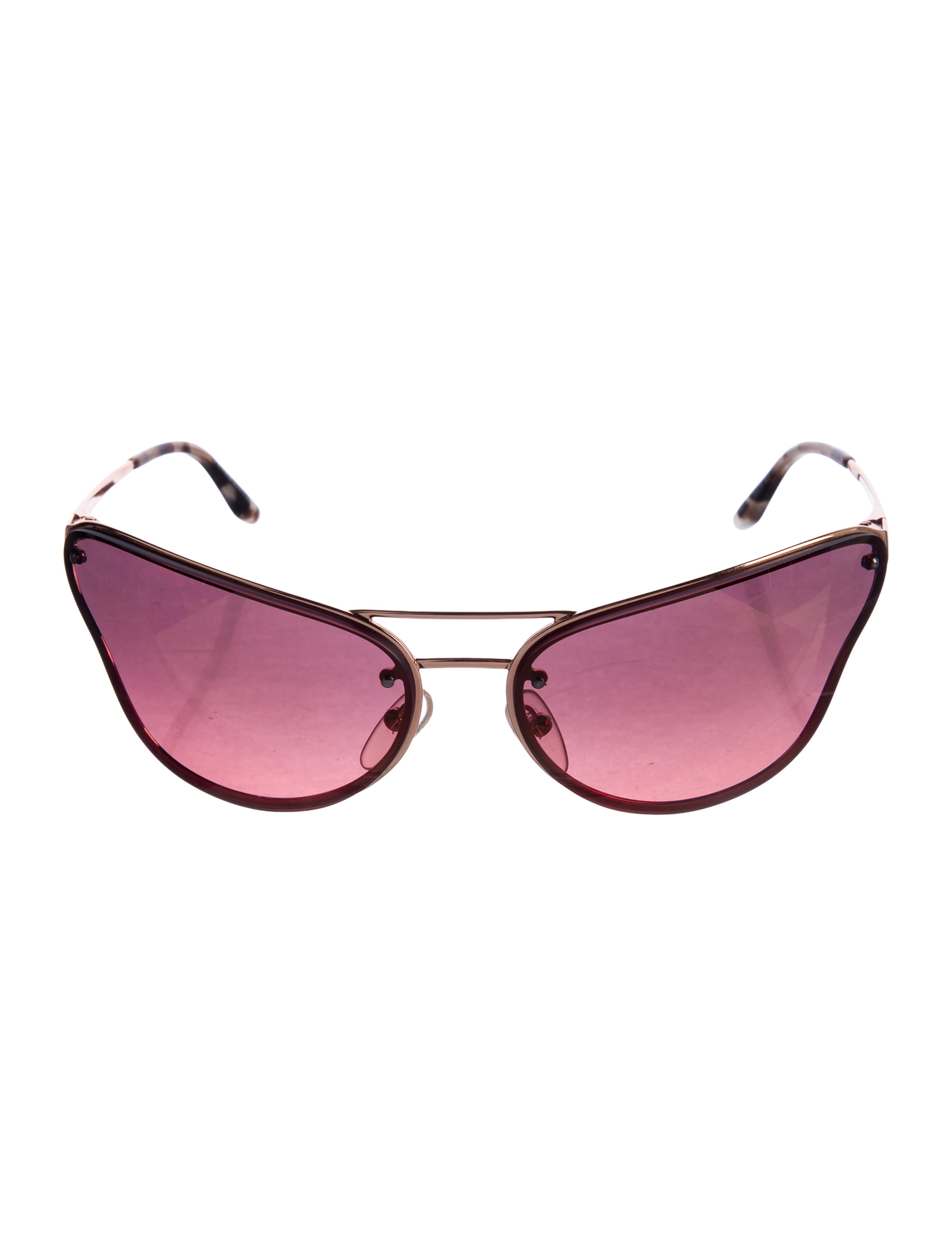 Prada Cat-Eye Tinted Sunglasses