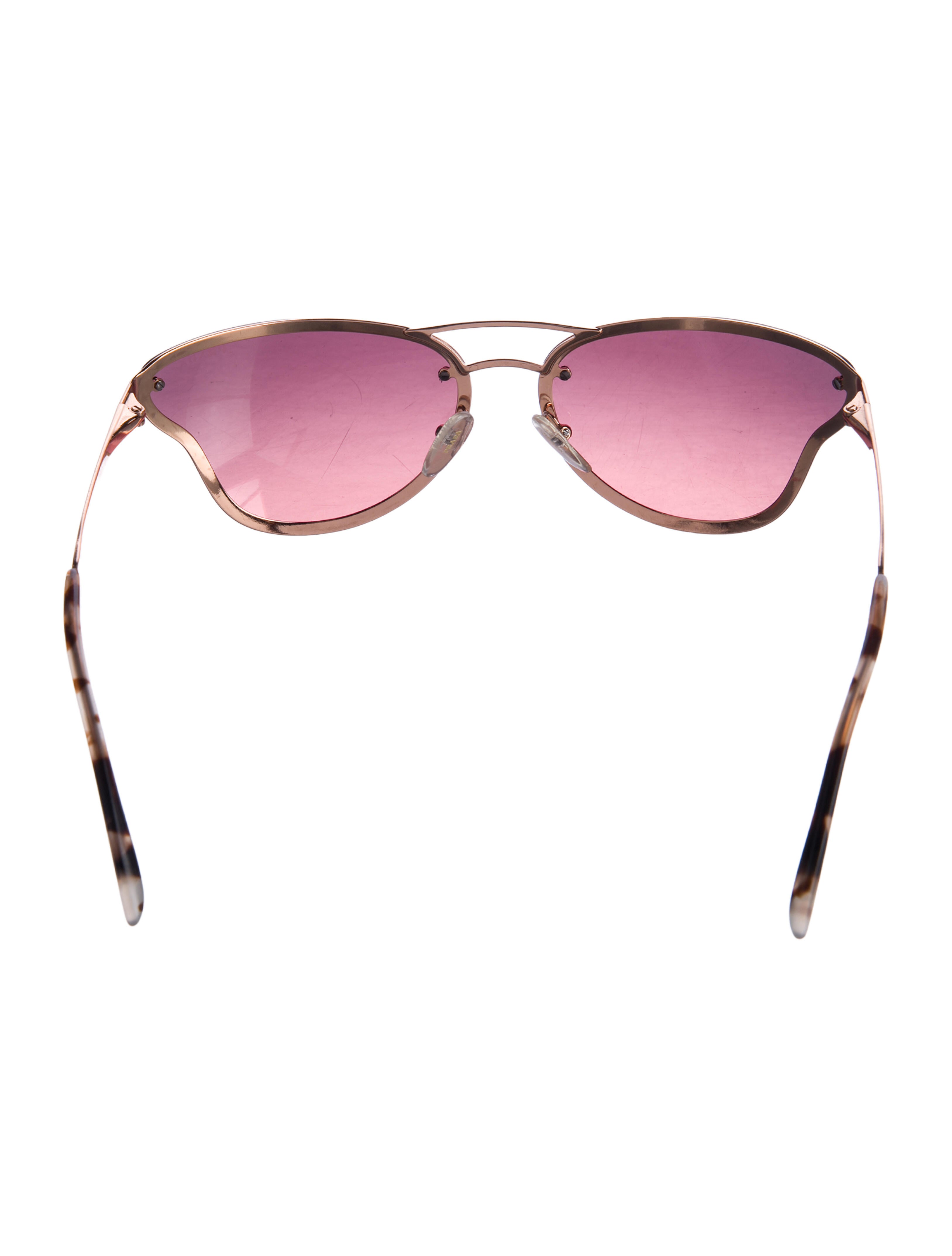 Prada Cat-Eye Tinted Sunglasses