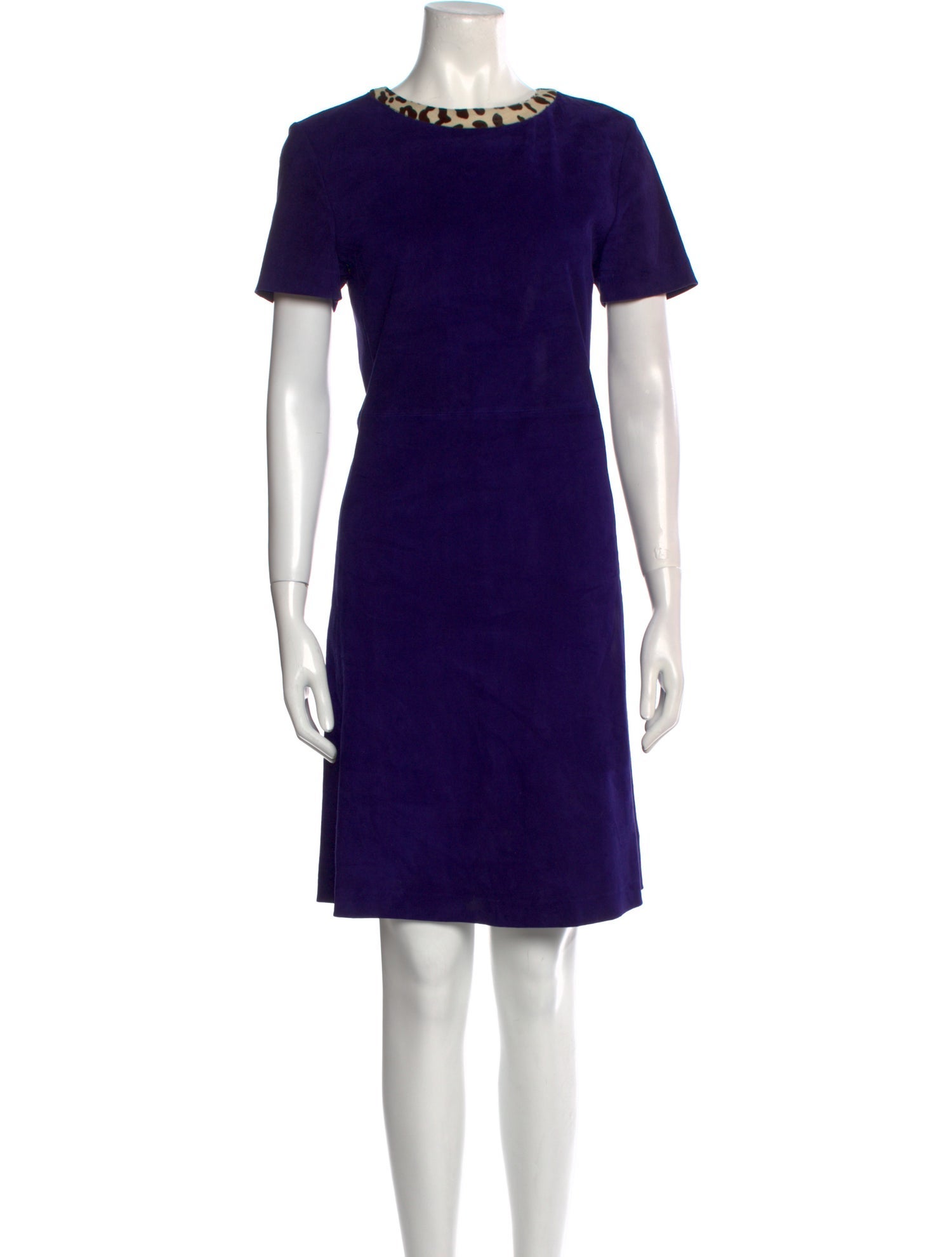 Prada Crew Neck Knee-Length Dress