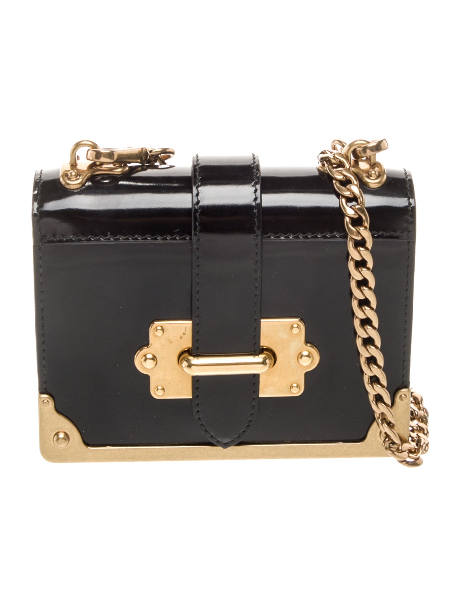 Prada Spazzolato Leather Cahier Mini