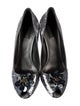 Prada Sequins Floral Print Pumps