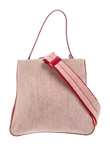 Prada Handle Bags Canvas Top Bag Vintage